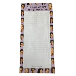 Friends Sitcom Notepad Humor The One Where I Get Stuff Done